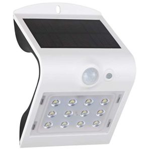 Aplique LED Solar 1,5W IP65 com detector movimento