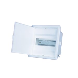 Quadro Embutir 1 fila 8 modulos c/porta opaca