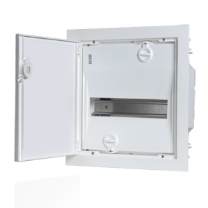 Quadro Embutir 1 fila 12 modulos c/porta opaca