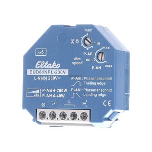 Dimmer Universal, especial para Leds - EUD61NPL-230V