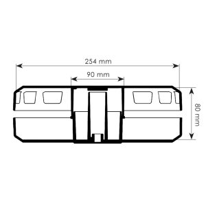 CB260 Cable Box - Rolo interior