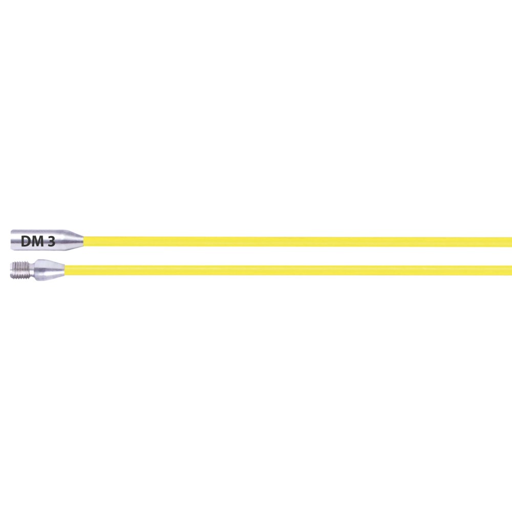 Vareta em fibra de vidro amarela Ø3mm 2x1m RTG Ø6