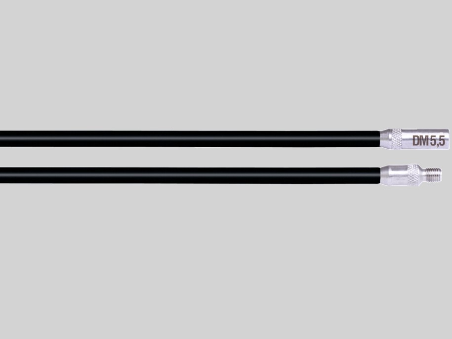RUNPOSTICKS Preto, rigidez média Ø5,5mm 2pcs x 1m